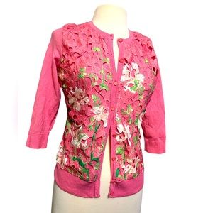 COPY - - NY&COMPANY 3/4 Sleeve Cardigan Sweater, Size Medium.